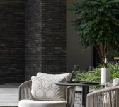 2024 Borek aluminium rope Savona lounge chair 6631 slate – dekton Peniche table