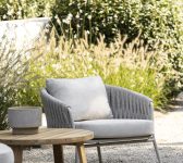 2025 Borek alu rope Genua lounge chair chalk white-taupe – Lazise low table (2)