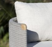 2025 Borek teak rope Havana lounge chair teak warm grey