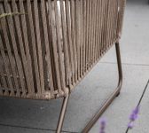 2025 YOI – Calera chair alu bronzebelt toffeewool white detail