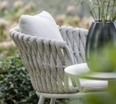 2025 M&L alu belt Florenza lounge chair white taupe (detail 2)