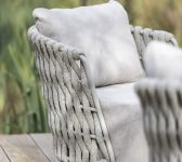 2025 M&L alu belt Florenza swivel lounge chair linen white-taupe detail (2)