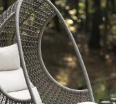 2025 M&L alu rope Avellino hanging lounge chair bronze wenge (2)