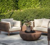 2025 M&L alu rope Jaxx sofa lounge chair brick – Alvera coffee table (2)