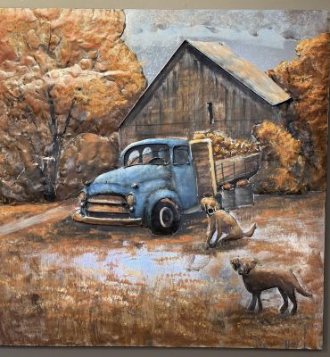 Wanddecoratie - Metaal 3D